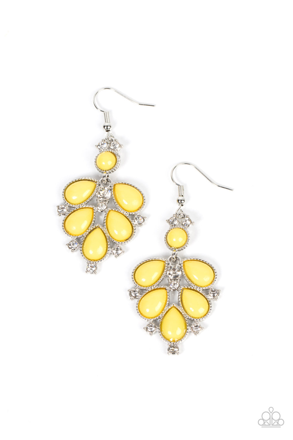 Paparazzi Transcendental Teardrops Yellow Earrings. Get Free Shipping. #P5WH-YWXX-178XX
