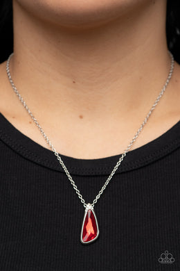 Paparazzi Envious Extravagance - Red Necklace. Subscribe & Save. #P2RE-RDXX-221XX