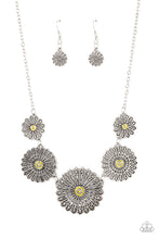 Load image into Gallery viewer, Marigold Meadows Yellow Necklace Paparazzi Accessories. Subscribe &amp; Save! #P2RE-YWXX-093XX
