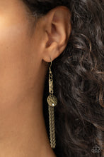 Load image into Gallery viewer, Twinkle Twinkle Little Trinket Brass Earrings Paparazzi Accessories. #P5SE-BRXX-113XX
