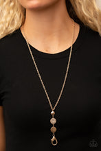 Load image into Gallery viewer, Positively Planetary - Gold Lanyard Necklace Paparazzi Accessories. #P2LN-GDXX-033XX
