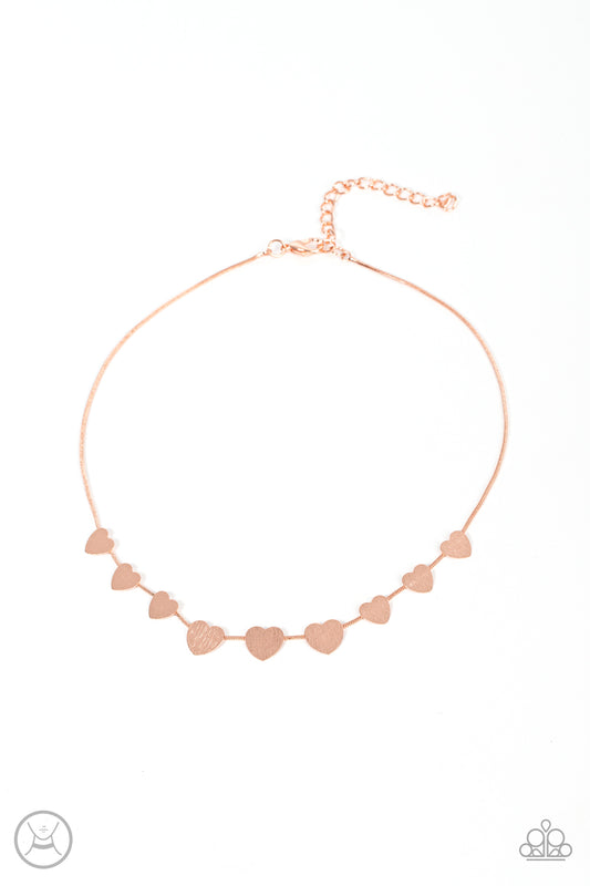 Paparazzi Dainty Desire Copper Choker Necklace #P2CH-CPSH-047XX