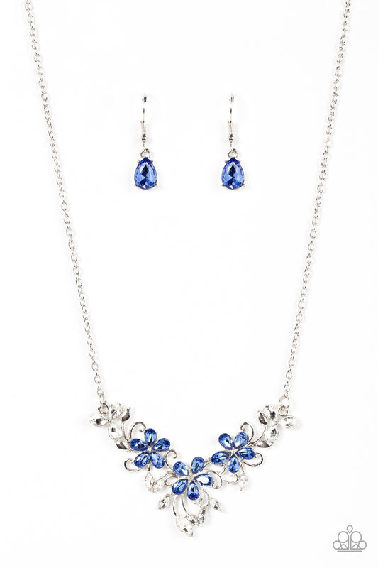 Paparazzi Floral Fashion Show Blue Necklace. Subscribe & Save. #P2RE-BLXX-372XX