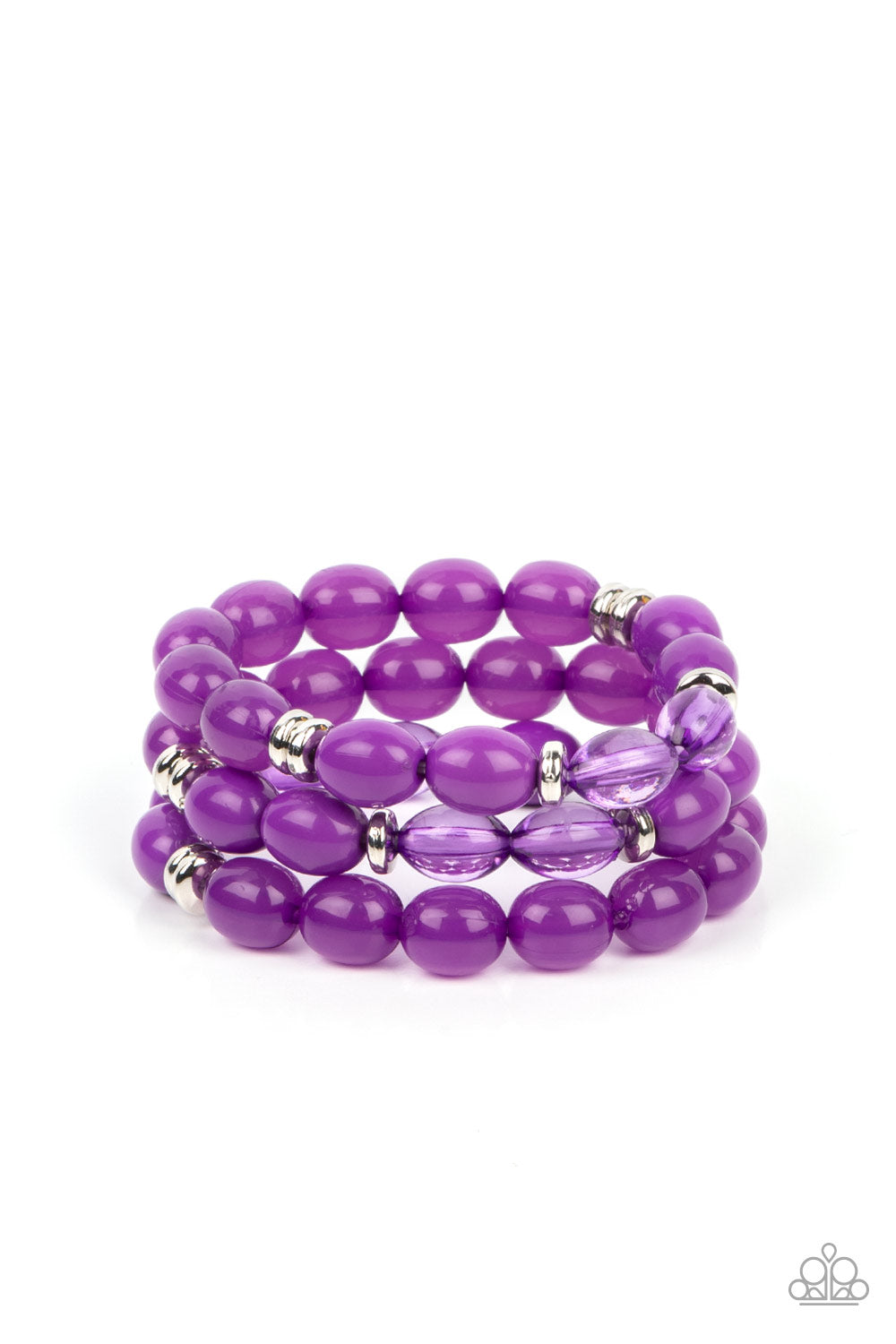 Coastal Coastin - Purple Stretchy Bracelet Paparazzi Accessories. Subscribe & Save.