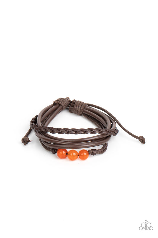 Paparazzi Rest Easy Orange Bracelet. Subscribe & Save. #P9UR-OGXX-063XX