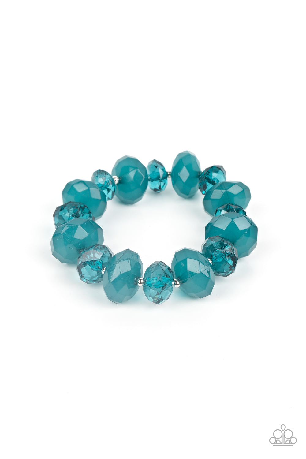 Paparazzi Keep GLOWING Forward Blue Bracelets. #P9WH-BLXX-274GX. Subscribe & Save. Opaque Stretchy