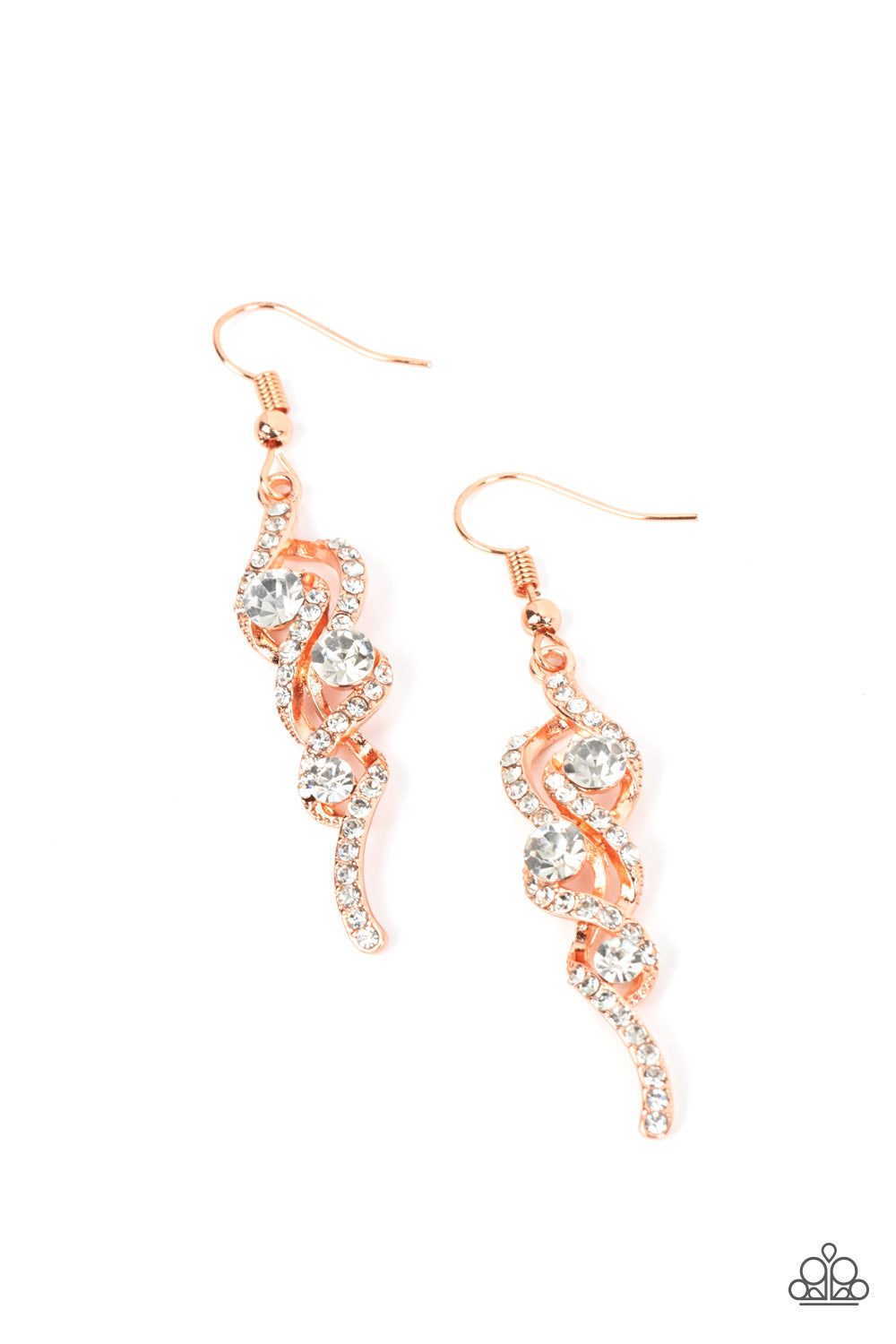 Paparazzi Highly Flammable Copper Earrings. #P5DA-CPSH-053XX. Subscribe & Save.