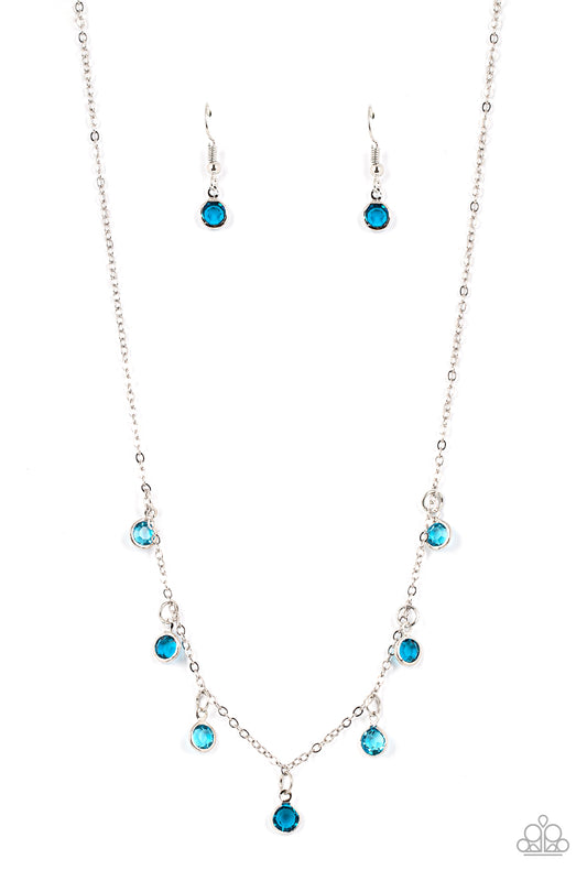 Paparazzi Carefree Charmer Blue Necklace. #P2DA-BLXX-166XX. Subscribe & Save.