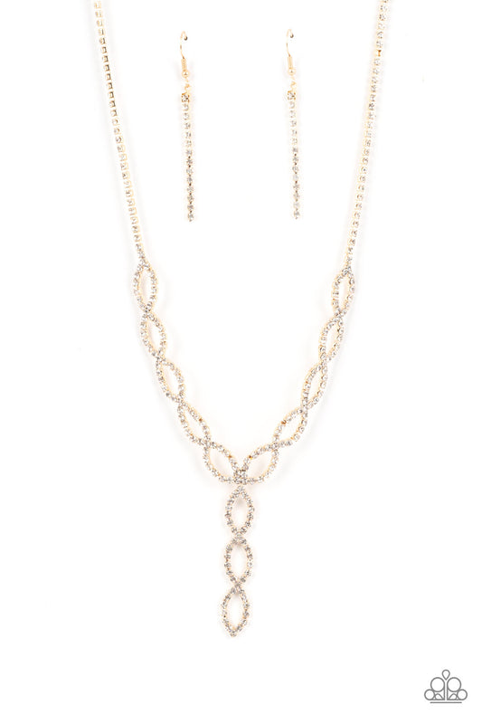 Infinitely Icy Gold Necklace Paparazzi Accessories. Subscribe & Save. #P2DA-GDXX-278XX.