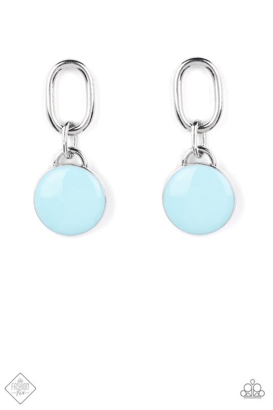 Drop a TINT Pastel Blue Post Earrings Paparazzi Accessories. Get Free Shipping. #P5PO-BLXX-148IG