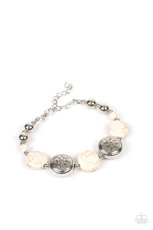 Paparazzi Oasis Orchard White $8 Bracelet. Subscribe & Save. #P9SE-WTXX-251XX