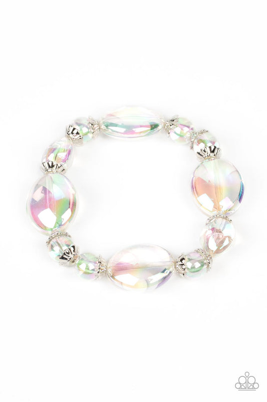 Paparazzi Iridescent Illusions Multi Bracelet. #P9ST-MTXX-016HL Subscribe & Save.