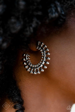 Paparazzi The Way You Make Me WHEEL Silver Hoop Earrings. Subscribe & Save. #P5HO-SVXX-361LY