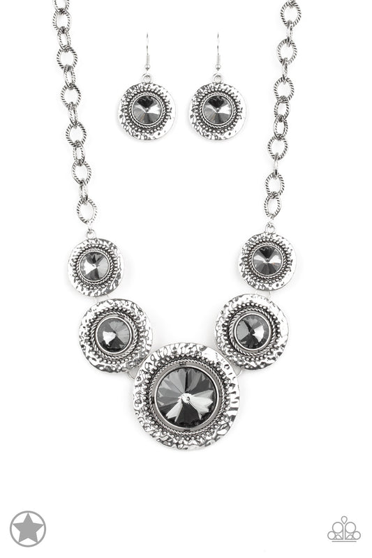 Global Glamour Necklace Paparazzi Blockbuster Necklace. #P2ST-SVXX-042XX