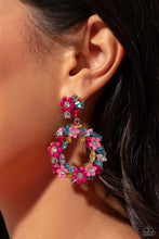Load image into Gallery viewer, Wreathed in Wildflowers Multi Life of the Party Earring. Get Free Shipping. #P5PO-MTXX-111XX.
