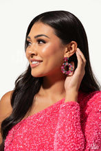 Load image into Gallery viewer, Paparazzi Wreathed in Wildflowers Multi Floral Earrings. Subscribe and save. Standard Post earring
