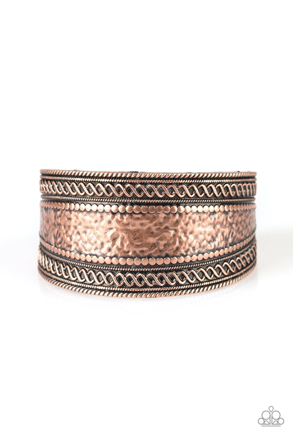 Paparazzi Adobe Adventure Copper Bracelet. Antique Copper Tribal Inspired Cuff Bracelet.