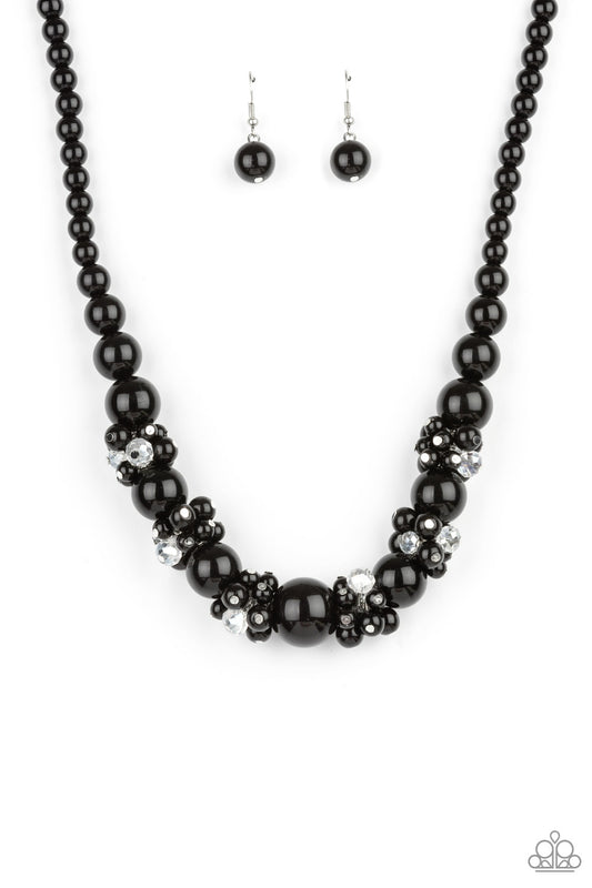 All Dolled UPSCALE - Black Necklace Paparazzi Accessories