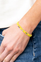 Load image into Gallery viewer, Paparazzi Basecamp Boyfriend Yellow Seed Beads Dainty Bracelet. Get Free Shipping!

