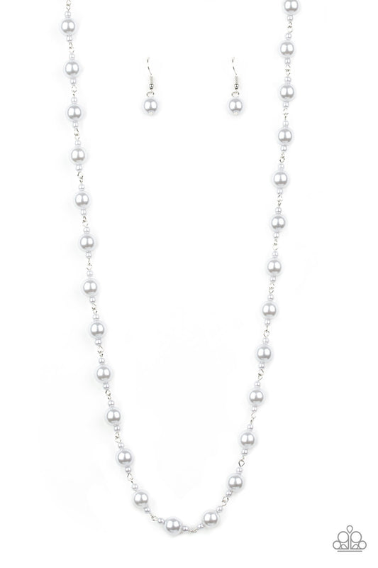 Paparazzi Necklace ~ Behind The Scenes - Silver