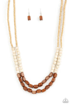 Load image into Gallery viewer, Paparazzi Bermuda Bellhop Brown Necklace. Subscribe &amp; Save.  #P2SE-BNXX-208XX
