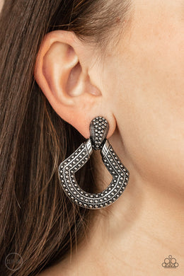Paparazzi Better Buckle Up Silver Earring. Get Free Shipping. Clip-on earrings. #P5CO-SVXX-093XX