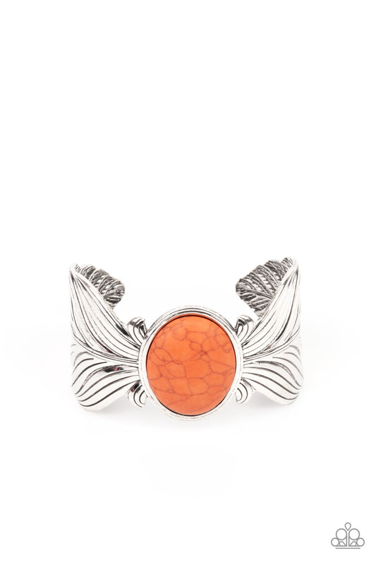 Born to Soar Orange Bracelet Paparazzi Jewelry. Subscribe and Save. #P9SE-OGXX-153XX