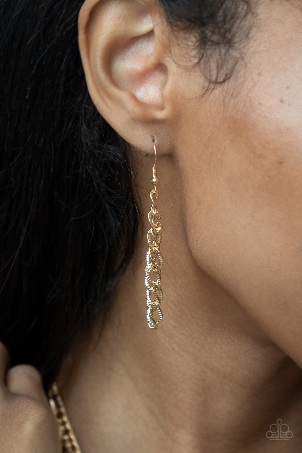 Chain of Champions - Gold Necklace Paparazzi Accessories