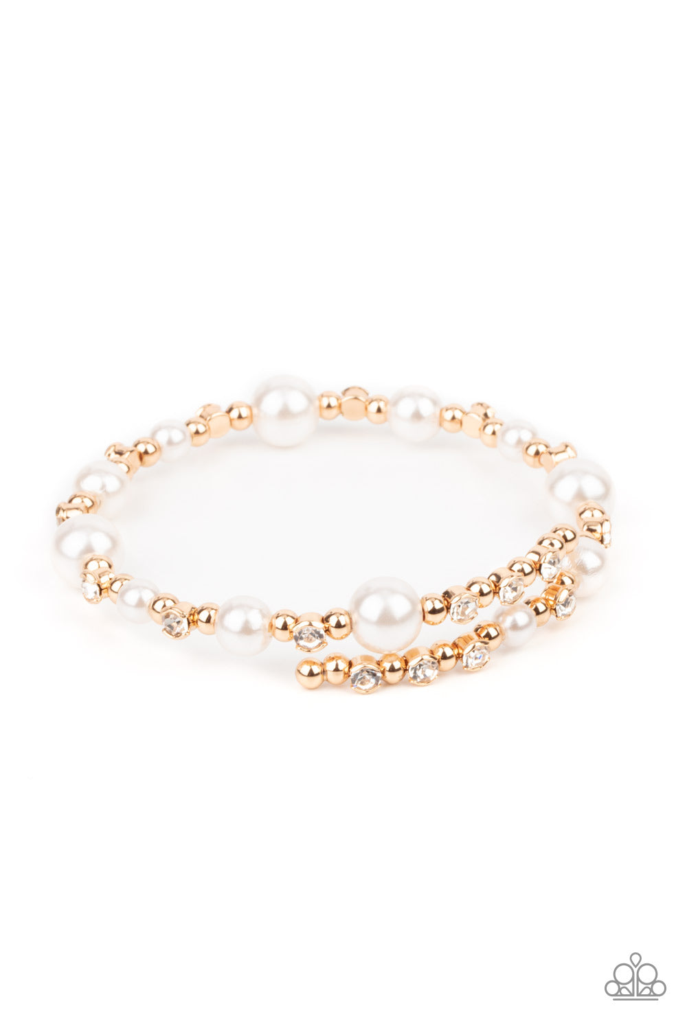 Chicly Celebrity Gold Bracelet Paparazzi Accessories $5 Jewelry. Subscribe & Save! #P9RE-GDXX-346XX