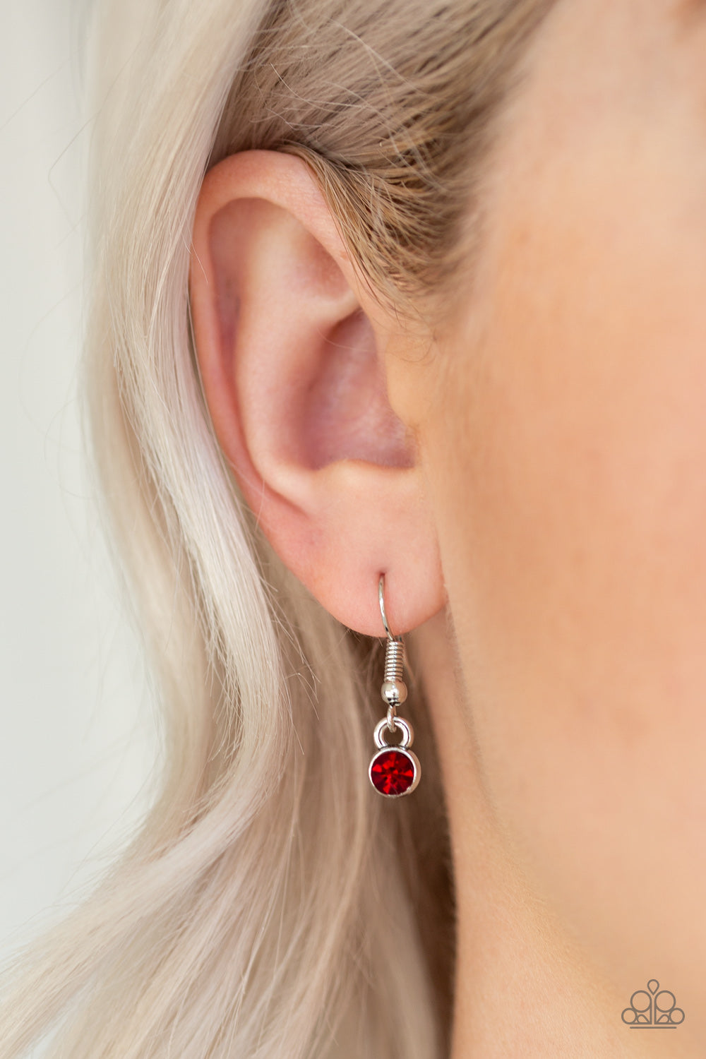 Classic Casanova - Red Heart Long Necklace Paparazzi Accessories online at AainaasTreasureBox