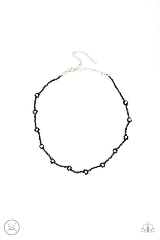 Colorfully Flower Child Black Necklace Paparazzi Accessories. Subscribe & Save!