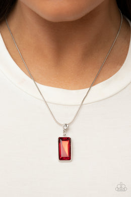 Paparazzi Cosmic Curator - Red Necklace online at AainaasTreasureBox. #P2RE-RDXX-229XX