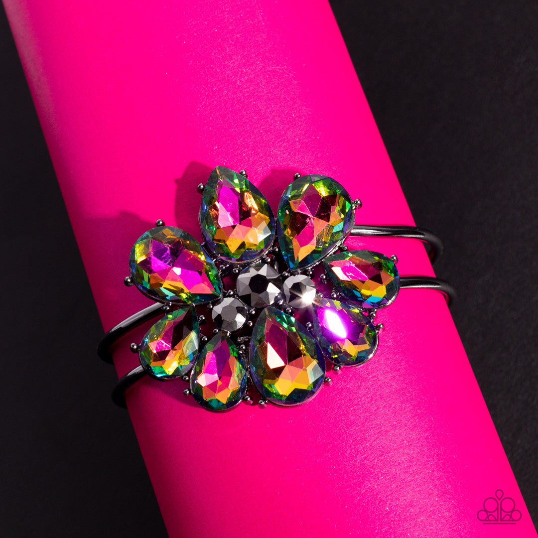 Paparazzi DAUNTLESS is More Multi Oil Spill Bracelet. #P9ST-MTXX-017XX. Subscribe & Save. Floral