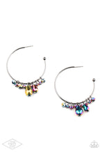 Load image into Gallery viewer, Dazzling Downpour Multi Oil Spill Hoop Earrings Paparazzi Accessories. Subscribe &amp; Save. 
