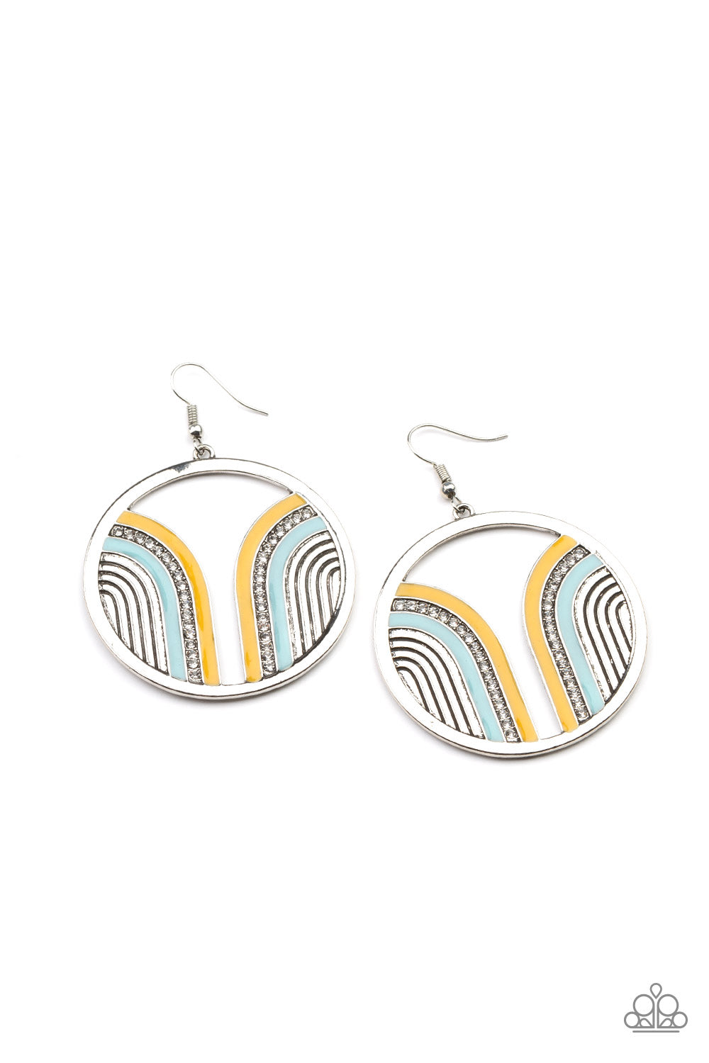 Paparazzi Earrings ~ Delightfully Deco - Multi
