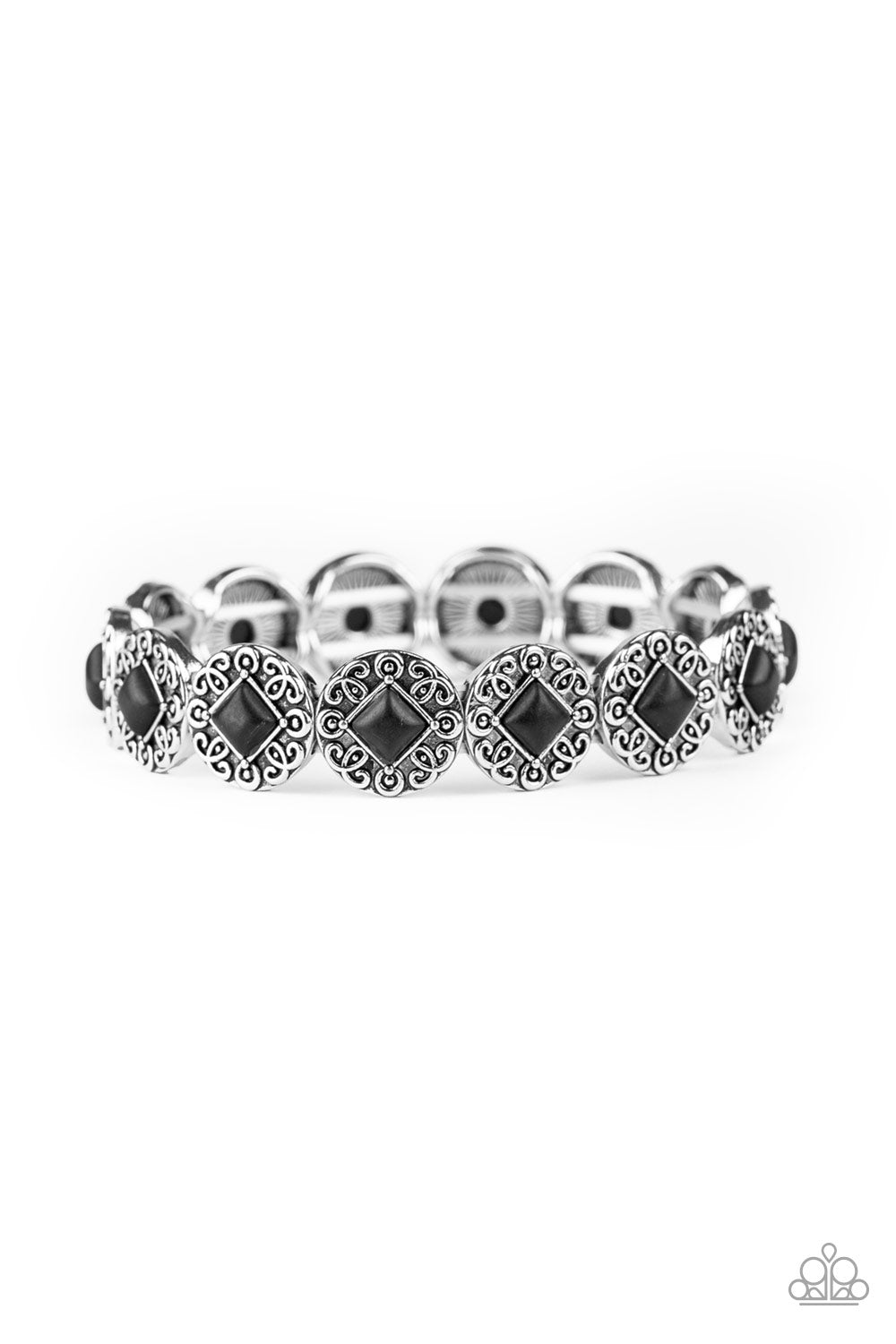 Paparazzi Bracelet ~ Desert Dilemma - Black