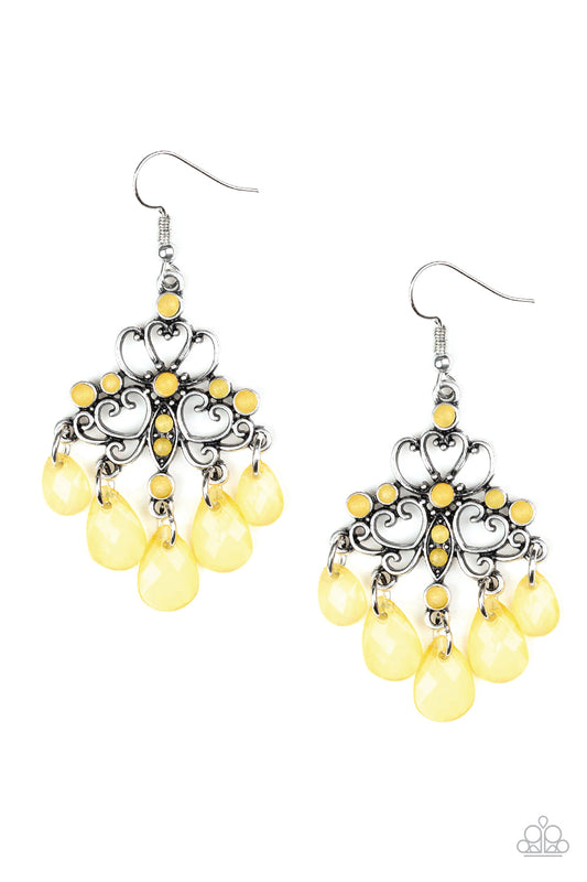 Dip It GLOW Yellow Earring Paparazzi Accessories. Subscribe & Save. #P5WH-YWXX-120XX