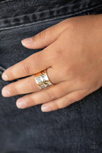 Load image into Gallery viewer, Paparazzi Dream Louder - Gold Ring $5 Jewelry. 
