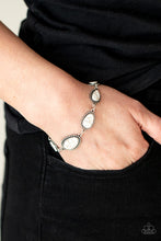 Load image into Gallery viewer, Paparazzi Elemental Exploration White Bracelet Dainty. Get Free Shipping. #P9SE-WTXX-207ZB
