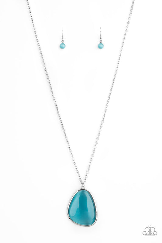 Ethereal Experience - Blue Necklace Paparazzi Accessories. Free Shipping!