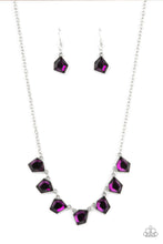 Load image into Gallery viewer, Experimental Edge Purple Necklace Paparazzi Accessories. Subscribe &amp; Save. #P2ED-PRXX-054XX
