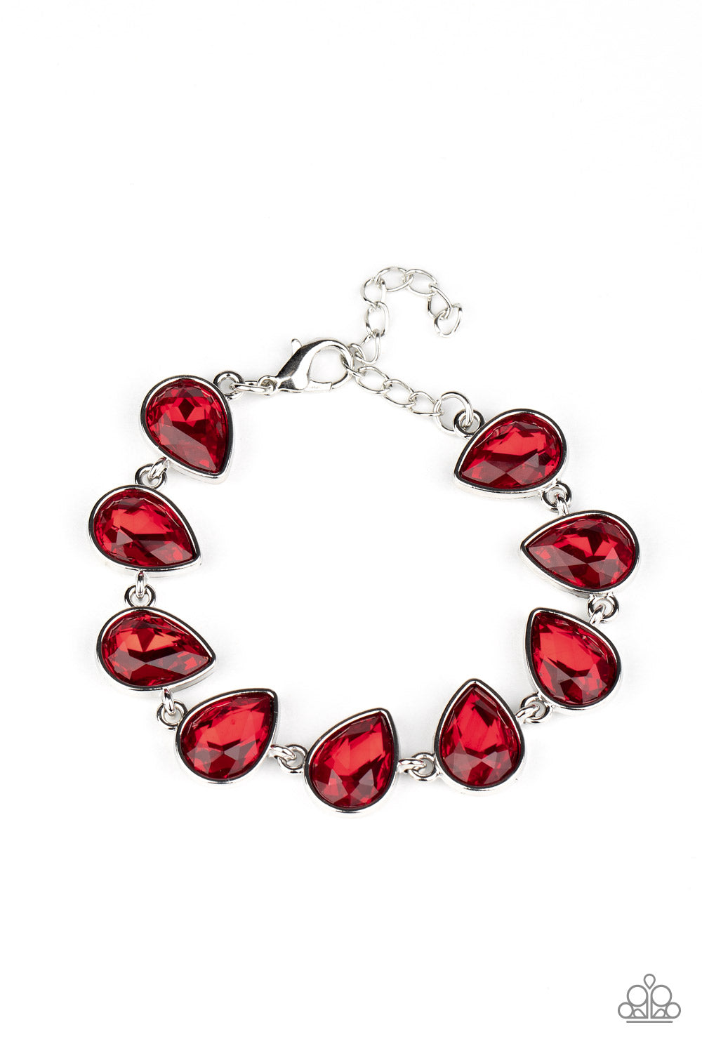 Free Rein Red Bracelet Paparazzi Accessories. #P9RE-RDXX-116XX. Get Free Shipping