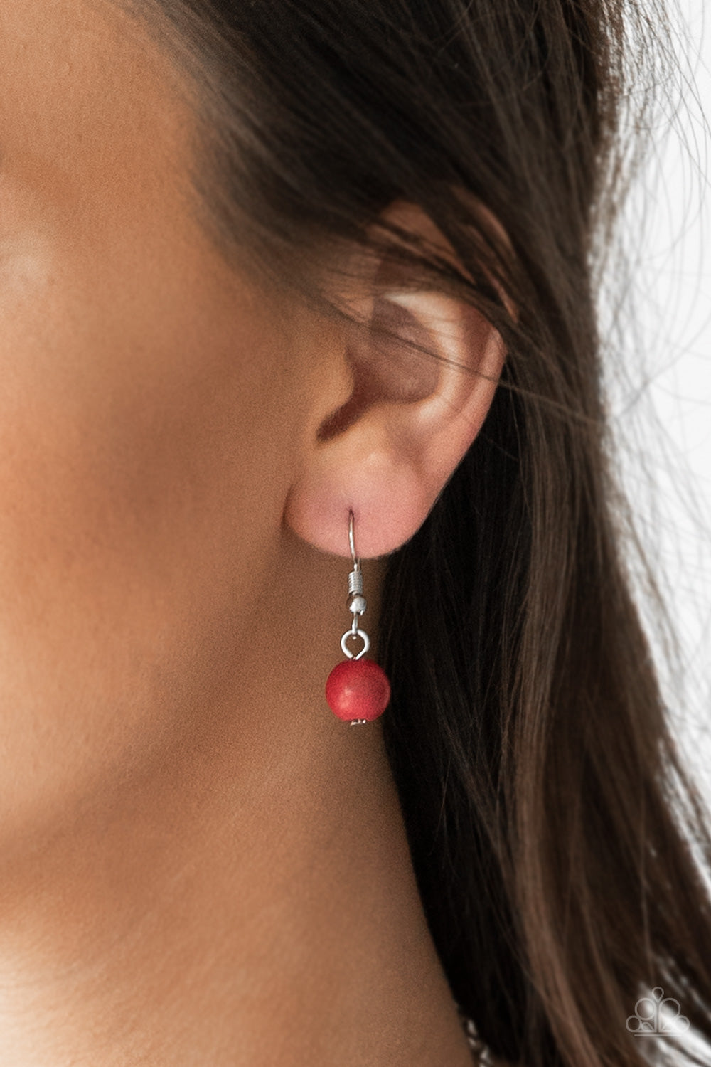 Full Frontier - Red Necklace Paparazzi Accessories