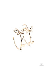 Load image into Gallery viewer, Paparazzi Full Out Flutter Gold Earrings. #P5HO-GDXX-213XX. Get Free Shipping!
