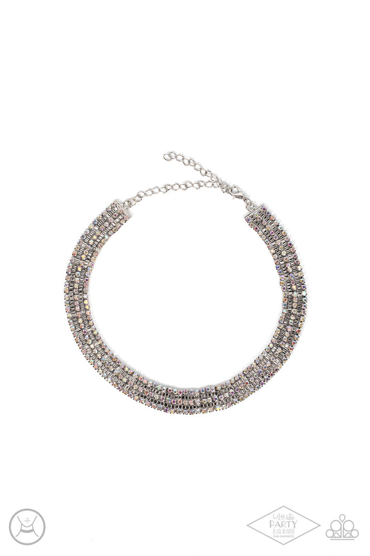 Full REIGN - Multi Necklace Paparazzi Accessories jewelry #P2CH-MTXX-021XX. Get Free Shipping