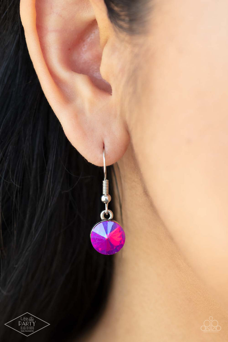 Futuristic Fashionista - Pink Iridescent UV Shimmer Necklace. Five Dollar Jewelry. Subscribe & Save!