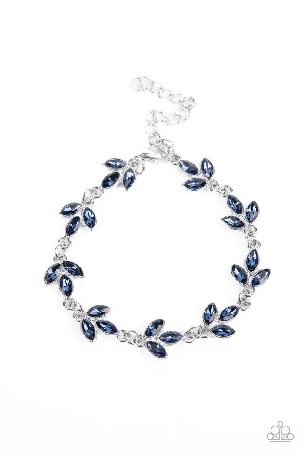 Paparazzi Gala Garland Blue Bracelet online at AainaasTreasureBox. #P9DA-BLXX-091XX. Free Shipping!