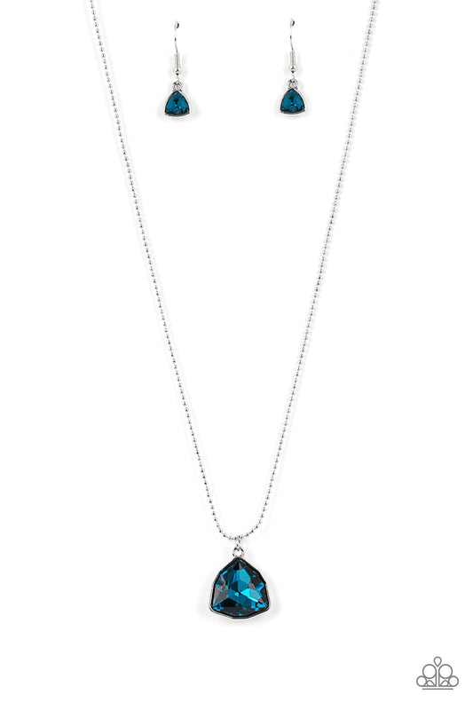 Paparazzi Galactic Duchess Blue Necklaces $5 Jewelry. Get Free Shipping! #P2DA-BLXX-159XX