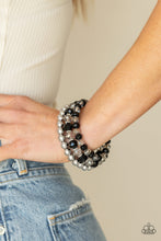 Load image into Gallery viewer, Paparazzi Gimme Gimme Black Coiled Wire Bracelet. Get Free Shipping. #P9RE-BKXX-345XX
