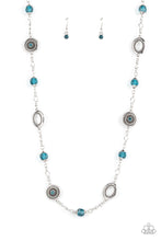 Load image into Gallery viewer, Glammed Up Goals Blue Necklace Paparazzi Accessories. Get Free Shipping. #P2WH-BLXX-441XX
